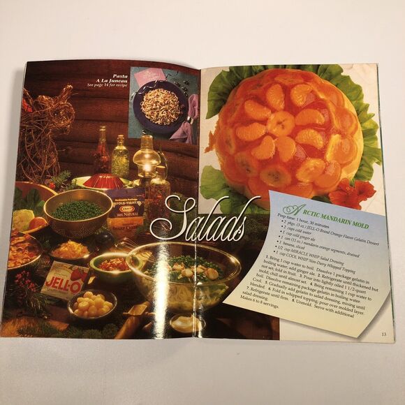 1992 Recipe Book Alaskan Holiday Traditions Kraft Coupons Unused Expired Vintage - Picture 9 of 9